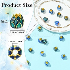 10 шт. позолоченные европейские бусины из сплава&nbsp;MPDL-YW0001-05A