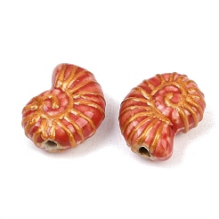 Фарфоровые бусины ручной работы&nbsp;PORC-B008-02F