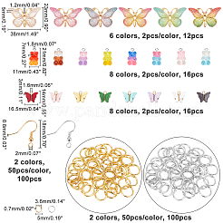 Наборы для изготовления сережек с подвесками своими руками&nbsp;DIY-AR0001-54