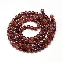 Выпечка окрашенные стеклянные бусины пряди&nbsp;X-DGLA-Q023-8mm-DB61