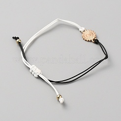 Набор браслетов из сплава подсолнечника&nbsp;BJEW-WH0012-28G-03