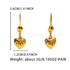 Латунные серьги обруча&nbsp;FS-WGBB0C3-01