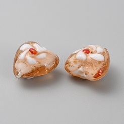 Бусины лэмпворк &nbsp;GLAA-WH0032-11D