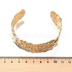 Открытые браслеты из нержавеющей стали 304&nbsp;BJEW-D308-02G-B