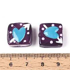 Ручной спрей окрашены бусины бисера&nbsp;LAMP-N035-02C