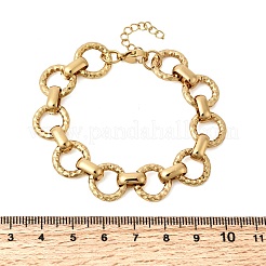 Браслеты-цепочки из нержавеющей стали 304 для женщин&nbsp;BJEW-P388-02A-G