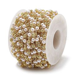 Цепи с круглыми звеньями из латуни и АБС-пластика&nbsp;CHC-G024-12G