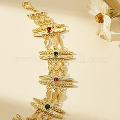 Браслеты-цепочки из винтажного сплава с микропаве из кубических цирконий для женщин&nbsp;SQ3923