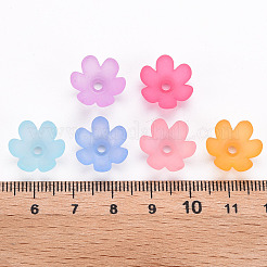 Матовые акриловые колпачки из бисера&nbsp;X-MACR-S371-07A