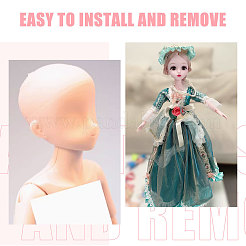 6шт 6 стиля силиконовые шапочки для париков для кукольной головы&nbsp;DIY-CA0006-96