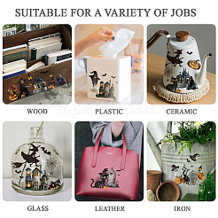 3 лист 3 стиля ПВХ водонепроницаемые декоративные наклейки&nbsp;DIY-WH0404-168