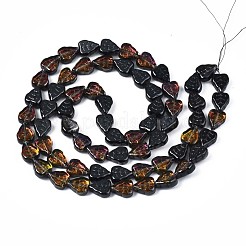 Стеклянные бусины с гальваническим покрытием &nbsp;EGLA-S188-16-C01