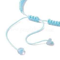 Регулируемые браслеты из натуральных драгоценных камней с бусинами для женщин&nbsp;BJEW-JB10992-02