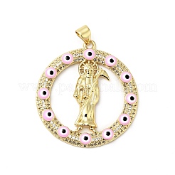 Покрытие стойки латунь микропаве прозрачные подвески из кубического циркония&nbsp;ZIRC-I059-12G