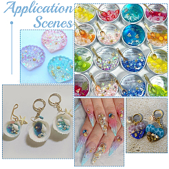 720 шт. 12 стиля кабошонов из сплава и латуни с морской тематикой&nbsp;MRMJ-SC0001-35