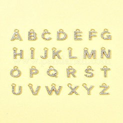 26 шт. 26 стиля подвески из золотистого сплава со стразами&nbsp;FIND-FS0003-26