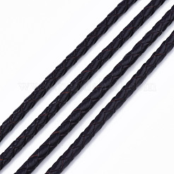 Плетеный шнур коровья кожа&nbsp;NWIR-N005-01G-4mm