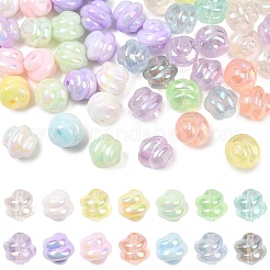 30 шт. светящиеся прозрачные переливающиеся радужные акриловые бусины&nbsp;LACR-YW0001-07