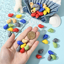 10 шт. фарфоровые бусины ручной работы с принтом&nbsp;PORC-YW0001-26A