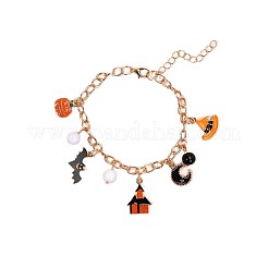 Браслеты с подвесками из эмалевого сплава на Хэллоуин&nbsp;FS-WGDE872-02