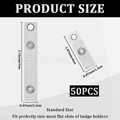 50 шт. ремешок для держателя бейджа из ПВХ&nbsp;FIND-CP0003-14A