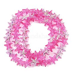 Стеклянные бусины с гальваническим покрытием &nbsp;EGLA-P069-01A-AB04