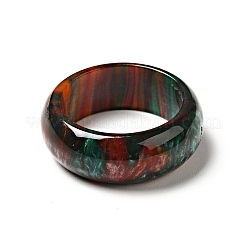 Кольцо на палец с простой полосой из смолы для женщин&nbsp;LS-RJEW-C034-01A