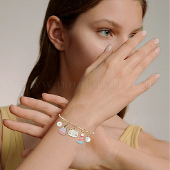 30 шт. 5-цветные подвески из сплава с зимней тематикой&nbsp;FIND-SC0019-61