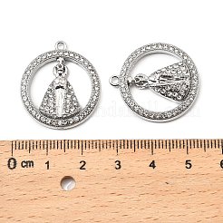 Подвески из сплава и страза&nbsp;FIND-B051-04P