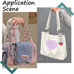 18 шт. застежки для брелка из сплава&nbsp;KEYC-SC0001-74B-P