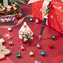 50шт непрозрачные акриловые бусины с покрытием&nbsp;PACR-TA0001-24