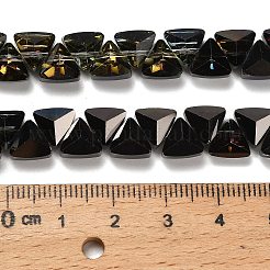 Стеклянные бусины с гальваническим покрытием &nbsp;EGLA-P066-02A-HP01