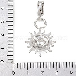 Латунные микро проложить кубического циркония подвески&nbsp;LS-KK-H518-01A-P