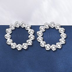 Серьги-гвоздики из нержавеющей стали 304 для женщин&nbsp;EJEW-K306-18P