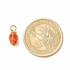 Подвески из окрашенной синтетической бирюзы&nbsp;PALLOY-JF01452