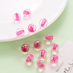 Прозрачные акриловые бусины&nbsp;TACR-S154-10A-82