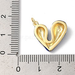 Подвески из латуни с эмалью в стойку&nbsp;KK-Z056-42G-01