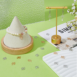 100 шт. 2 металлических цвета стойки с покрытием из латуни&nbsp;KK-DC0004-12