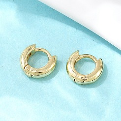 Латунные серьги обруча&nbsp;EJEW-A156-14A-G