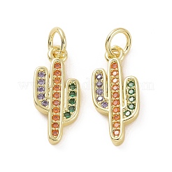 Латунные подвески из микро-паве&nbsp;KK-E068-VF151