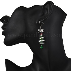 Серьги-подвески из алюминиевого стекла&nbsp;EJEW-JE06580