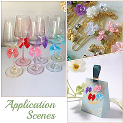 72 шт. 6-х цветные банты из полиэстера&nbsp;DIY-SP0003-60A