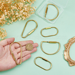 6шт 3 стиля латунные винтовые застежки&nbsp;FIND-DC0008-01