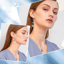 24 шт. 4 полых подвески из нержавеющей стали 201&nbsp;STAS-UN0029-99