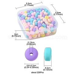 2 прядь бусины из полимерной глины ручной работы&nbsp;CLAY-YW0001-87A