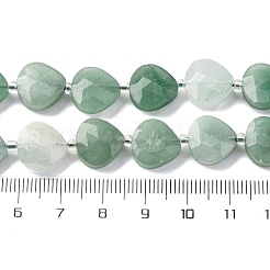 Естественный зеленый авантюрин бисер нитей&nbsp;G-P570-E11-02