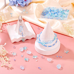 89 г прозрачных стеклянных шариков-спрей с краской 6 видов&nbsp;GLAA-TA0003-52A