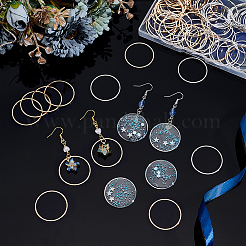 100 шт. 2-х цветные латунные соединительные кольца&nbsp;KK-GA0002-14