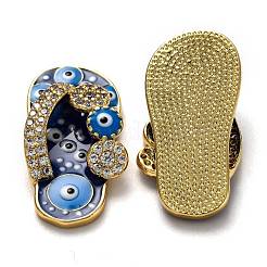 Латунные подвески с фианитами&nbsp;KK-B028-10G-B