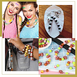 200шт акриловые бусины&nbsp;OACR-SP0001-62